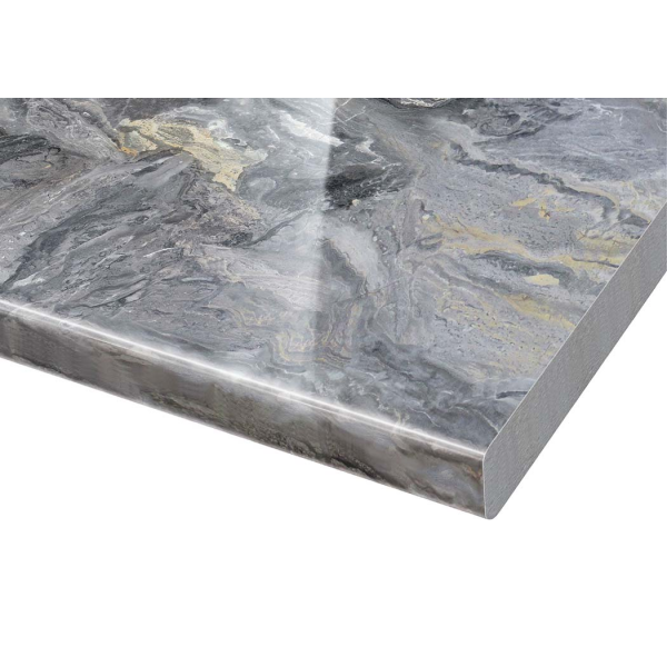 Πάγκος Θερμοανθεκτικός 60 εκ. βάθος, 3,8 εκ. πάχος, 200 εκ. πλάτος Granit Grey, Genomax-1219921256