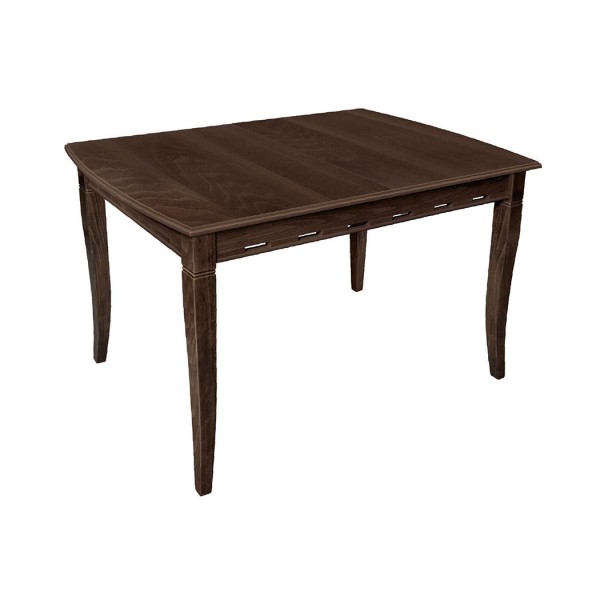 Τραπέζι κουζίνας ξύλινο Capriz Βέγγε, 120+30/75/80 εκ., Genomax-1210000049