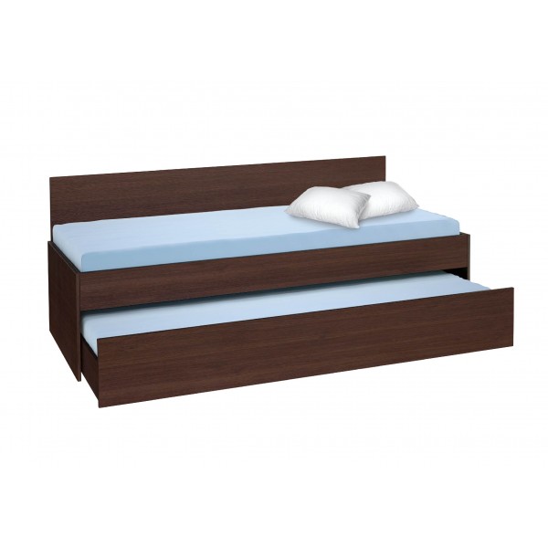 Κρεβάτι Καναπές με συρόμενο 2ο κρεβάτι Bisi Sandwich Βέγγε, 87,6x197,7x73cm, Genomax-1210027388