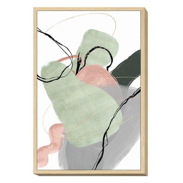 Πίνακας Σε Κορνίζα ArteLibre "Abstract" Καμβάς 60x90x4cm