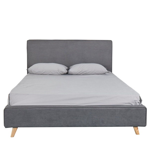 Κρεβάτι TULIP Σκούρο Γκρι 216x160x110cm (Στρώμα 150x200cm)