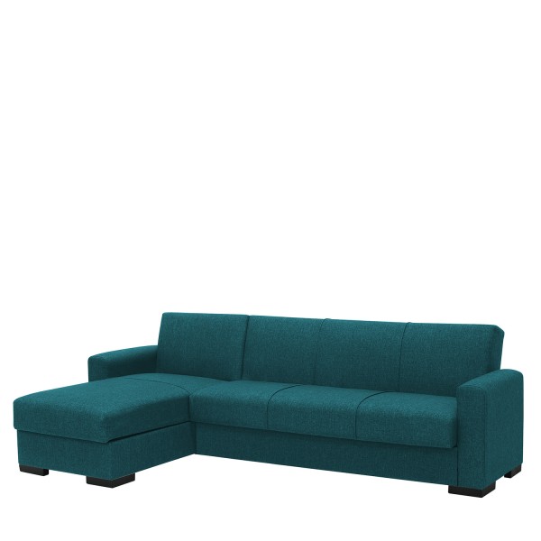 Καναπές Κρεβάτι Γωνιακός ArteLibre JOSE Πετρόλ 270x165x84cm