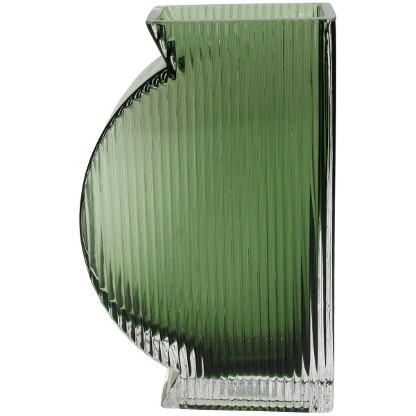 Βάζο Πράσινο Γυαλί 12x6x20cm