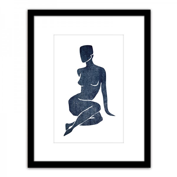 Πίνακας Σε Κορνίζα ArteLibre Πλαστικό 'Γυναικεία Φιγούρα' 35x45x1.8cm