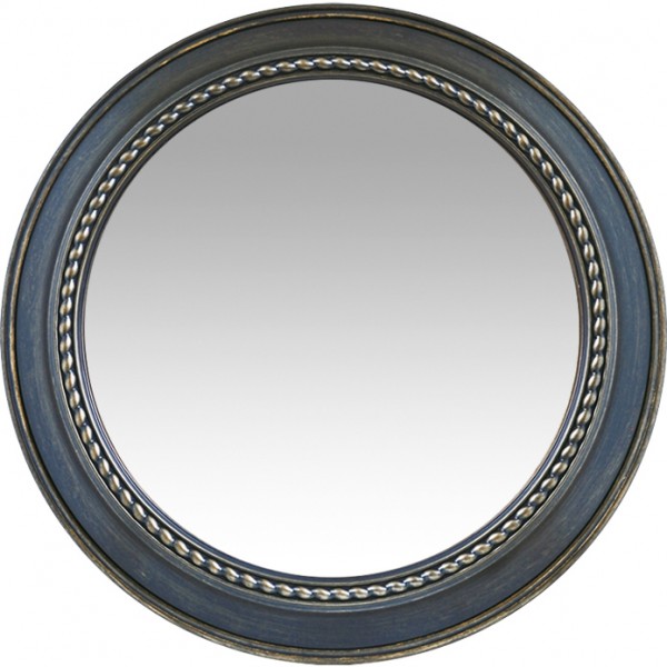 Καθρέπτης Τοίχου ArteLibre Μαύρο Πλαστικό Φ56x5.8cm