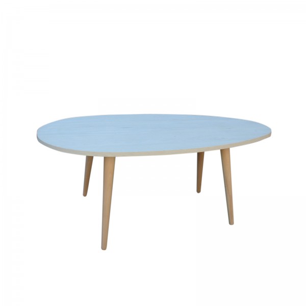 Τραπέζι σαλονιού "KING" σε χρώμα λευκό ρουστικ 98x60x39