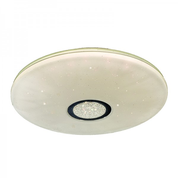 InLight Πλαφονιέρα οροφής LED 32W 4000K από λευκό ακρυλικό D:50cm (42161-Α-Λευκό)