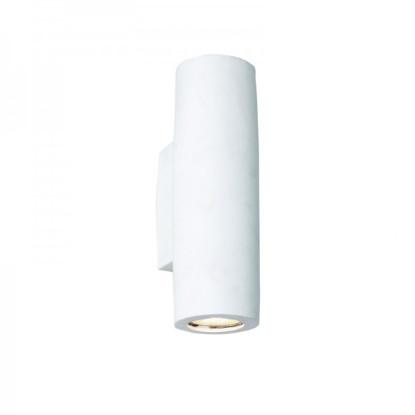 InLight Επιτοίχιο φωτιστικό λευκό από γύψο 2XGU10 D:25cm (43404)