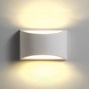 InLight Επιτοίχιο φωτιστικό λευκό από γύψο 1XG9 D:20cm (43415)