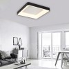 InLight Πλαφονιέρα οροφής LED 48W 4000K από μαύρο μέταλλο και ακρυλικό D:48cm (42173-Β)