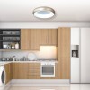 InLight Πλαφονιέρα οροφής LED 110W 3CCT από χρυσαφί και λευκό ακρυλικό D:60cm (42021-A-Golden)