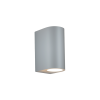 it-Lighting Michigan 2xGU10 Outdoor Up-Down Wall Lamp Grey D14.7cmx9cm (80200134)