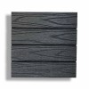 Πλακάκι WPC με 3D όψη ξύλου 30 x 30εκ. | γκρι σκούρο