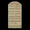Ξύλινο διαχωριστικό πάνελ Κλειστό αψίδα 180(Υ) x 100εκ. | πόρτα