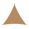 Τρίγωνο πανί σκίασης 230gsm 3,6x3,6x3,6μ. Άμμου