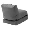 Πολυθρόνα πουφ-κρεβάτι PWF-0558 pakoworld αδιάβροχο γκρι-0τμχ