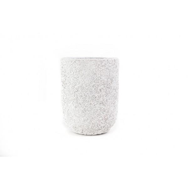 Διακοσμητικό βάζο Siso Gel Coral White (35x35x45) GRC Soulworks 0630016