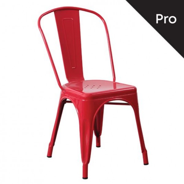 RELIX Καρέκλα-Pro, Μέταλλο Βαφή Κόκκινο-Ε5191,2-Μέταλλο-1τμχ- 45x51x85cm