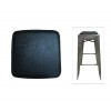 RELIX Κάθισμα για Σκαμπό, Pvc Μαύρο (Μαγνητικό)-Ε519,2Σ-PU - PVC - Bonded Leather-1τμχ- 27x27cm