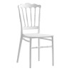 MILLS Καρέκλα PP Άσπρο - Στοιβαζόμενη-Ε371-PP - PC - ABS-1τμχ- 40x51x89cm