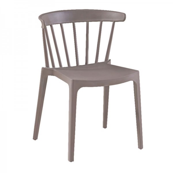 WEST Καρέκλα Κήπου - Βεράντας PP-UV Sand Beige-Ε372,3-PP - PC - ABS-1τμχ- 53x53x75cm