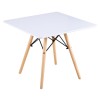 ART Wood Kid Τραπέζι Άσπρο MDF-Ε708Κ,1-Ξύλο-1τμχ- 60x60x49cm