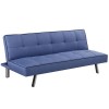 KAPPA Καναπές - Κρεβάτι Σαλονιού - Καθιστικού, Ύφασμα Μπλε-Ε9682,3-Ύφασμα-1τμχ- 175x83x74cm Bed:175x97x38cm