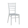 ILONA PP Καρέκλα Εστίασης - Catering Στοιβαζόμενη PP Άσπρο-Ε385-PP - PC - ABS-1τμχ- 40x46x88cm