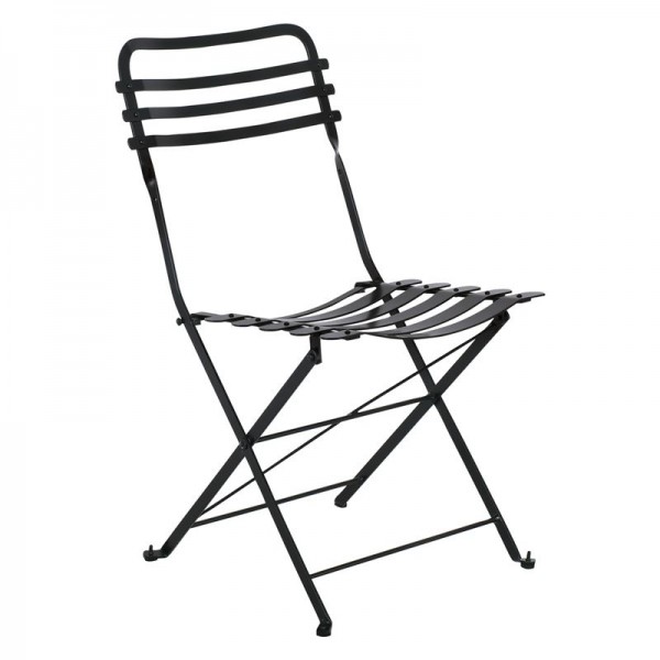 ΖΑΠΠΕΙΟΥ Καρέκλα Μέταλλο Βαφή Μαύρο-Ε517,7-Μέταλλο-1τμχ- 45x56x84cm