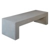 CONCRETE Πάγκος Cement Grey-Ε6202-Artificial Cement (Recyclable)-1τμχ- 150x40x40cm
