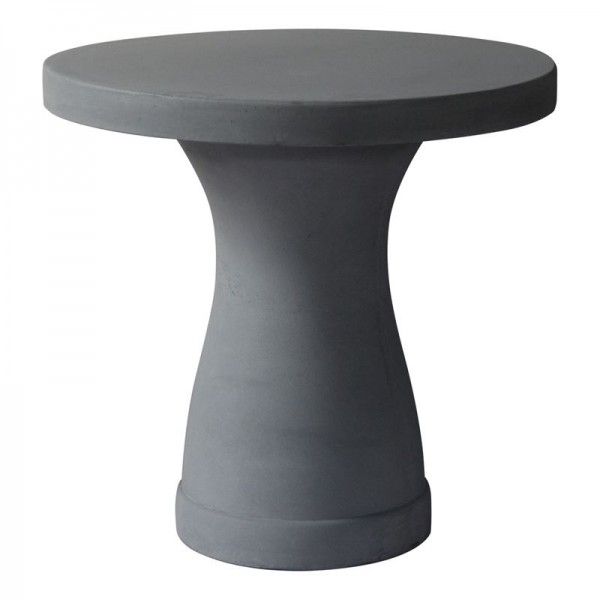 CONCRETE Τραπέζι Cement Grey-Ε6206-Artificial Cement (Recyclable)-1τμχ- Φ80cm H.75cm