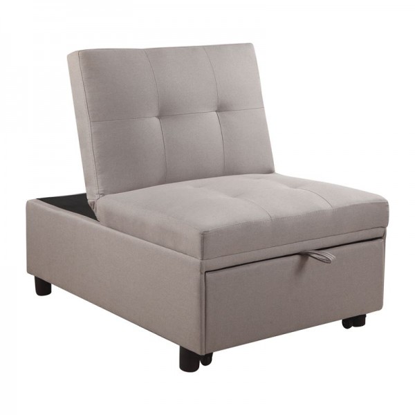 IMOLA Καρέκλα - Κρεβάτι Σαλονιού - Καθιστικού, Ύφασμα Cappuccino-Ε9921,03-Ύφασμα-1τμχ- 75x106x90 / Κρεβάτι75x172x44cm