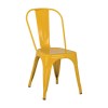 RELIX Καρέκλα, Μέταλλο Βαφή Κίτρινο-Ε5191,9MW-Μέταλλο-1τμχ- 44x49x84cm