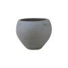 FLOWER POT-5 Cement Grey Φ32x26cm-Ε6304,A-Artificial Cement (Recyclable)-1τμχ- Φ32x26cm