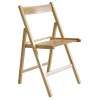EXTRA Βοηθητική Καρέκλα Πτυσσόμενη, Ξύλο Οξιά Απόχρωση Φυσικό-Ε416,1-Ξύλο-4τμχ- 43x49x79cm