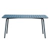 BRIO Slat Τραπέζι Κήπου - Βεράντας, Μέταλλο Βαφή Sandy Blue 5415C-Ε546,2-Μέταλλο-1τμχ- 160x90x73cm