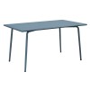 BRIO Flat Τραπέζι Κήπου - Βεράντας, Μέταλλο Βαφή Sandy Blue 5415C-Ε548,2-Μέταλλο-1τμχ- 140x80x73cm