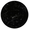 HPL (High Pressure Laminated) Επιφάνεια Τραπεζιού Απόχρωση Black Marble, Εξωτερικού χώρου-Ε101,45-HPL-2τμχ- Φ70cm/12mm