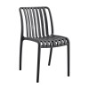 MODA Καρέκλα Στοιβαζόμενη PP - UV Protection, Απόχρωση Άνθρακί-Ε3801,20-PP - PC - ABS-1τμχ- 47x60x80cm