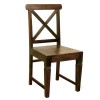 KIKA Καρέκλα Τραπεζαρίας Κουζίνας - Ξύλο Sheesham Καρυδί-ΕΣ331-Ξύλο-2τμχ- 46x50x94cm