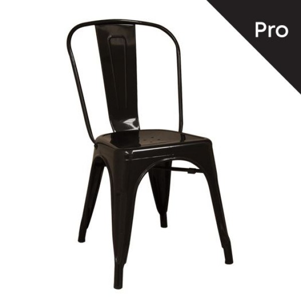RELIX Καρέκλα-Pro, Μέταλλο Βαφή Μαύρο-Ε5191,1-Μέταλλο-1τμχ- 45x51x85cm