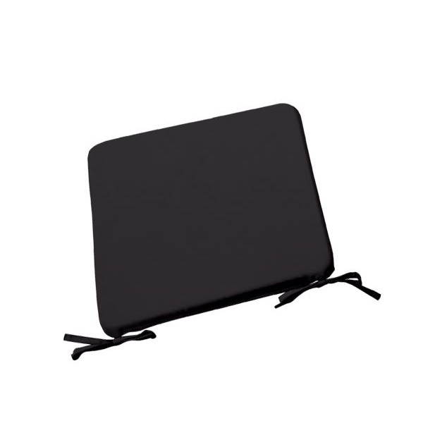 CHAIR Μαξιλάρι Καθίσματος Μαύρο-Ε203,Μ-Ύφασμα-1τμχ- 42x42x3cm