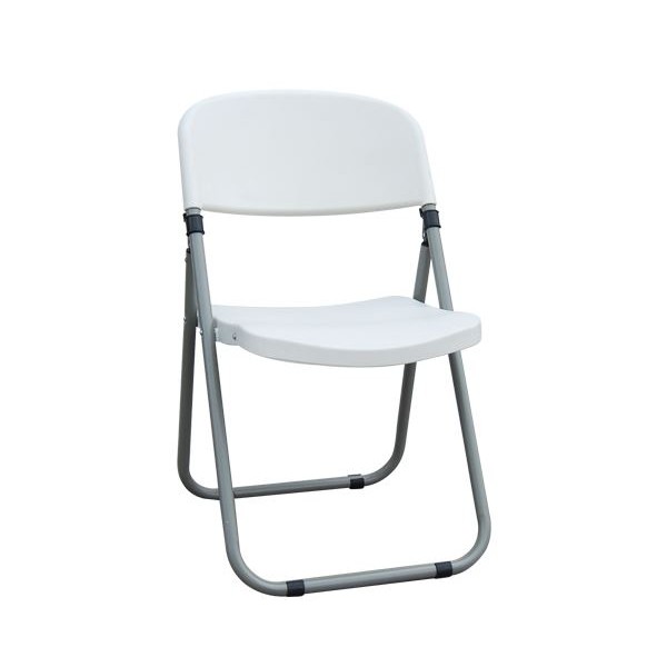 FOSTER Καρέκλα Πτυσσόμενη PP Άσπρο-Ε506,1-Μέταλλο/PP - ABS - Polywood-6τμχ- 49x56x82cm