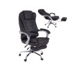 BF9700 Relax Πολυθρόνα Γραφείου Διευθυντή, με Υποπόδιο, Βάση Χρώμιο,PU Μαύρο-ΕΟ573,1-PU - PVC - Bonded Leather-1τμχ- 67x72x120/128cm
