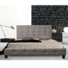 FIDEL Κρεβάτι Διπλό για Στρώμα 160x200cm, PU Απόχρωση Cappuccino-Ε8053,3-PU - PVC - Bonded Leather-1τμχ- 168x215x107cm