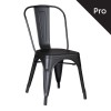 RELIX Καρέκλα-Pro, Μέταλλο Βαφή Μαύρο Matte-Ε5191,1Μ-Μέταλλο-1τμχ- 45x51x85cm