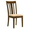 MOLTEN Καρέκλα Καρυδί, Ύφασμα Μπεζ-Ε7093,1-Ξύλο/Ύφασμα-2τμχ- 48x55x100cm