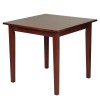 NATURALE Τραπέζι Καρυδί Mdf-Ε7672-Ξύλο-1τμχ- 80x80x74cm