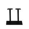 PRATO Βάση Τραπεζιού Μακρόστενη Μέταλλο Βαφή Μαύρο (21,00kg)-Ε067-Μέταλλο-1τμχ- 70x40cm H.72cm