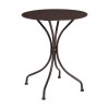 PARK Τραπέζι Μέταλλο Βαφή Sand Brown-Ε5170,3-Μέταλλο-1τμχ- Φ60cm H.70cm